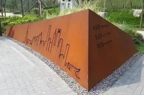 永登耐候钢挡土墙